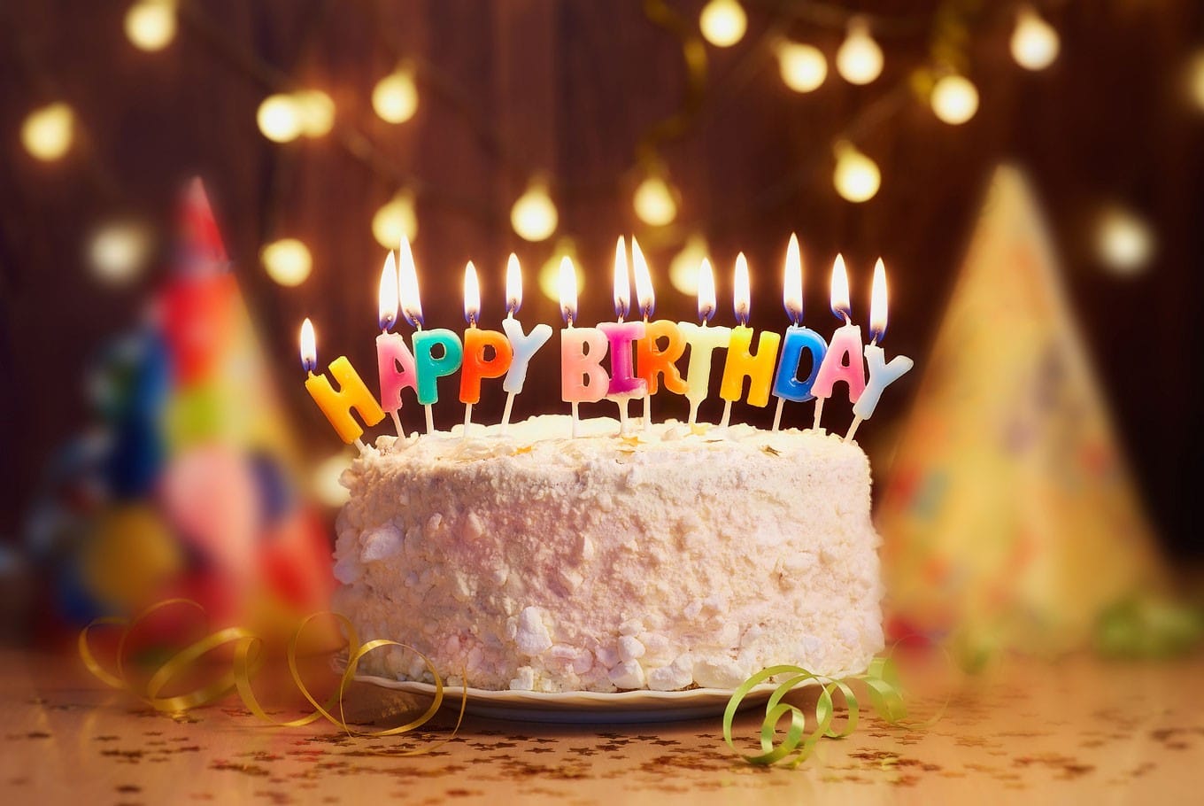Grattis på födelsedagen tårta