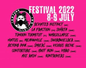 Punk Illegal Festival 2022 med artister