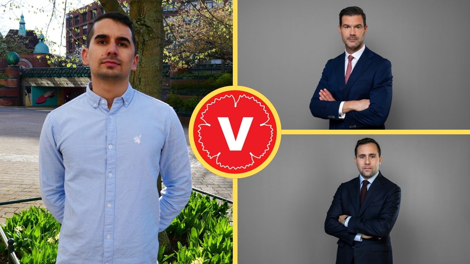 V-politiker stödjer hotfulla aktioner mot ministrars hem